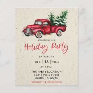 Prospectus 11,4 Cm X 14,2 Cm Budget Holiday Truck Fête