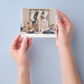 Prospectus 11,4 Cm X 14,2 Cm Budget Joyeux Noël écriture moderne photo (main)