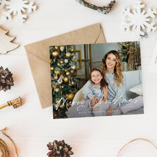 Prospectus 11,4 Cm X 14,2 Cm Budget Joyeux Noël Minimaliste H Photo 4