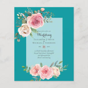 Prospectus 11,4 Cm X 14,2 Cm BUDGET LE PLUS BAS Roses Roses Roses Rose Mariage
