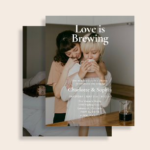Prospectus 11,4 Cm X 14,2 Cm Budget Love is Brewing 2 Photo Couple Shower