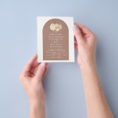 Prospectus 11,4 Cm X 14,2 Cm Budget Mariage Citrouilles blancs Boho Terracotta (main)