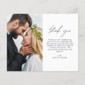 Prospectus 11,4 Cm X 14,2 Cm Budget Mariage Merci manuscrit (Dos)