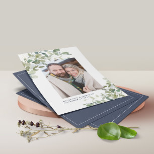 Prospectus 11,4 Cm X 14,2 Cm BUDGET Marine Blue Eucalyptus Photo Enregistrer la