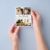 Prospectus 11,4 Cm X 14,2 Cm Budget Merci Collage Mariage Merci circulaire (main)