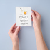 Prospectus 11,4 Cm X 14,2 Cm BUDGET Moderne Bubbles & Brews Couples Douche (main)