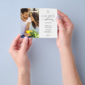 Prospectus 11,4 Cm X 14,2 Cm Budget moderne Photo Douche de couple (main)