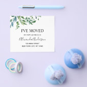 Prospectus 11,4 Cm X 14,2 Cm Budget Moving Faire-part Printemps vert (Simple)