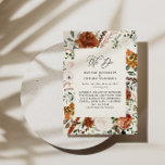 Prospectus 11,4 Cm X 14,2 Cm Budget naturel botanique détails mariage invitatio<br><div class="desc">Budget rustique aquarelle couleur florale invitation à mariage et carte de détails. Avec de belles rouille,  terre cuite,  rose rousse,  noir et sauge vert pampas herbe eucalyptus aquarelle détails. Cette invitation de mariage moderne est sûr de définir le style pour votre grand jour.</div>