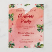 Prospectus 11,4 Cm X 14,2 Cm Budget Noël fêtes invitations saintes (Devant)