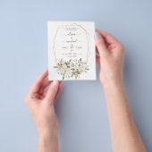 Prospectus 11,4 Cm X 14,2 Cm Budget Pampas Grass Photo Boho Mariage (main)