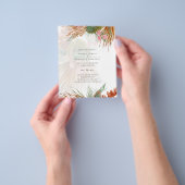 Prospectus 11,4 Cm X 14,2 Cm BUDGET Pampass Tropical Mariage vert herbe (main)