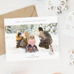 Prospectus 11,4 Cm X 14,2 Cm Budget Panoramique Chic H Photo - Snowman<br><div class="desc">******* LE PAPIER MAQUILLAGE EST MINCE. MISE À NIVEAU D'UN PAPIER PLUS ÉPAISSE. AUCUNE ENVELOPPE N'EST INCLUSE. POUR LE STOCK CARD, CARTES ÉPAISSEUSES, VÉRIFIEZ LE LIEN CI-DESSOUS. STOCK CARTE, CARTES ÉPAISSEUSES ONT UNE OPTION POUR ENVELOPPES OU LES INCLUT******** Économisez de l'argent sur les cartes avec un prospectus papier. Réchauffez vos...</div>
