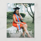 Prospectus 11,4 Cm X 14,2 Cm Budget Photo Casquette Calligraphie Merci (Devant)