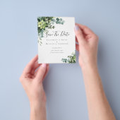 Prospectus 11,4 Cm X 14,2 Cm BUDGET Photo Enregistrer Dates Eucalyptus Feuilles (main)