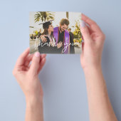 Prospectus 11,4 Cm X 14,2 Cm Budget Photo Graduation Casquette Chalkboard Merci (main)