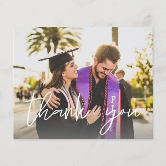 Prospectus 11,4 Cm X 14,2 Cm Budget Photo Graduation Casquette Chalkboard Merci (Devant)