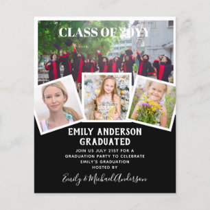 Prospectus 11,4 Cm X 14,2 Cm BUDGET Photo GRADUM Invitation Faire-part MerciU