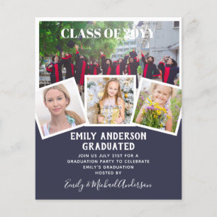 Prospectus 11,4 Cm X 14,2 Cm BUDGET Photo GRADUM Invitation Faire-part MerciU