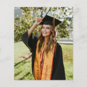 Prospectus 11,4 Cm X 14,2 Cm Budget Pink & Gold Photo Graduate Party (Dos)