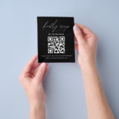 Prospectus 11,4 Cm X 14,2 Cm Budget QR Code RSVP Mariage (main)