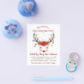 Prospectus 11,4 Cm X 14,2 Cm Budget Reinder Christmas Cookie Exchange Party (Simple)