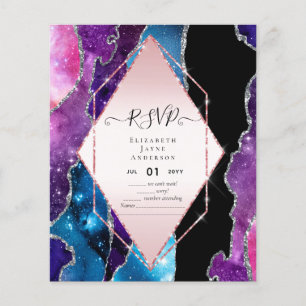 Prospectus 11,4 Cm X 14,2 Cm Budget RSVP AGATE PARTIES SCINTILLANT