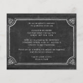 Prospectus 11,4 Cm X 14,2 Cm BUDGET Rustic Chalkboard Backyard BBQ Party Grad (Dos)