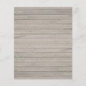 Prospectus 11,4 Cm X 14,2 Cm Budget Rustic Christmas Party Invitation (Dos)