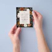 Prospectus 11,4 Cm X 14,2 Cm budget rustique élégant mariage moderne enregistre (main)