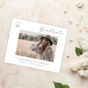 Prospectus 11,4 Cm X 14,2 Cm Budget Script Nom du motif Photo Graduation 4