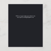 Prospectus 11,4 Cm X 14,2 Cm BUDGET Starry Night Winter Wedding Budget (Dos)