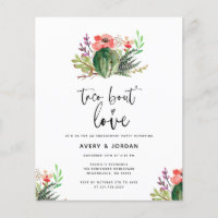 Budget Succulent Taco Bout Love Party