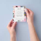 Prospectus 11,4 Cm X 14,2 Cm Budget Summer Floral Détails (main)