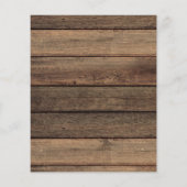 Prospectus 11,4 Cm X 14,2 Cm Budget Sweet 16 Anniversaire Rustique Invitation (Dos)