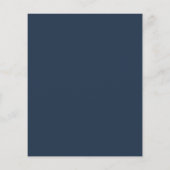 Prospectus 11,4 Cm X 14,2 Cm Budget The Wedding of Gold Navy Blue (Dos)