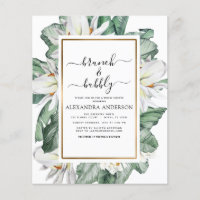 Budget Tropical Brunch & Bubbly Fête des mariées
