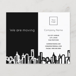 Prospectus 11,4 Cm X 14,2 Cm Budget ville skyline affaires déménagement faire-p