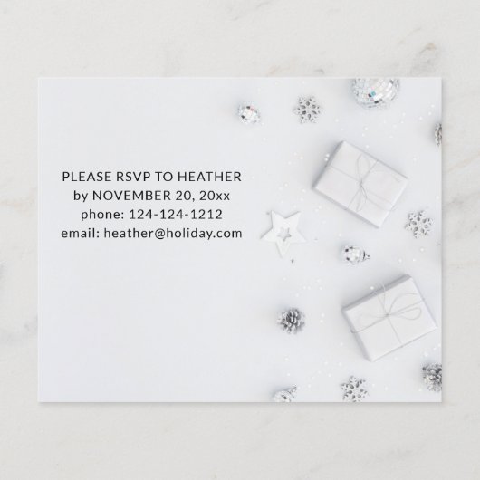 Prospectus 11,4 Cm X 14,2 Cm Budget White Pine Fête (Dos)