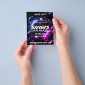 Prospectus 11,4 Cm X 14,2 Cm Bulles de savon auto flyer (main)