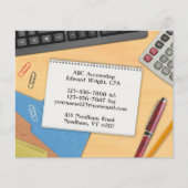 Prospectus 11,4 Cm X 14,2 Cm Bureau de comptabilité (Devant)