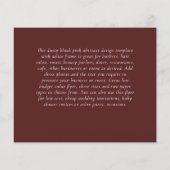 Prospectus 11,4 Cm X 14,2 Cm Burgund Abstrait Modèle de design GRATUIT (Dos)