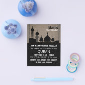 Prospectus 11,4 Cm X 14,2 Cm Burlap Mosque Silhouette, Advert de l'enseignement (Simple)