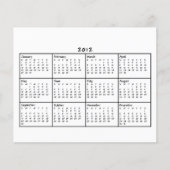 Prospectus 11,4 Cm X 14,2 Cm Calendrier 2012 (Devant)