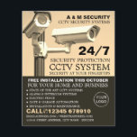 Prospectus 11,4 Cm X 14,2 Cm Caméras à montage CCTV, publicité sur la sécurité<br><div class="desc">Caméras À Montage CCTV,  Circulaires Publicitaires De Sécurité CCTV Par Le Magasin Carte de visite.</div>