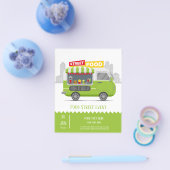 Prospectus 11,4 Cm X 14,2 Cm Camion d'alimentation (Simple)