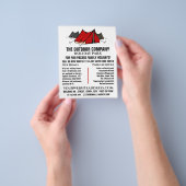 Prospectus 11,4 Cm X 14,2 Cm Camping, Parc de vacances Publicité (main)