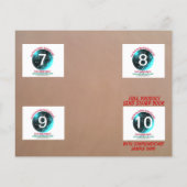 Prospectus 11,4 Cm X 14,2 Cm Carnet de coupons de timbre (Dos)