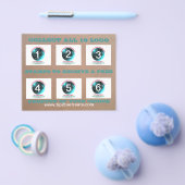 Prospectus 11,4 Cm X 14,2 Cm Carnet de coupons de timbre (Simple)