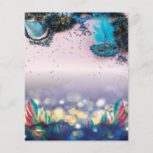 Prospectus 11,4 Cm X 14,2 Cm Carnival Party Flyer (Dos)